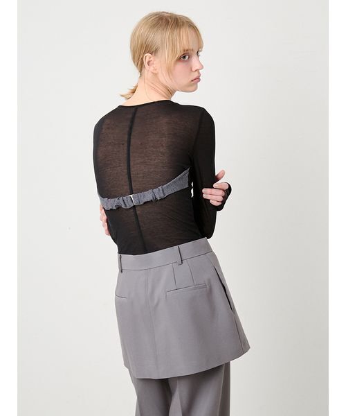 SORIN(ソリン )の「Layered Like Bodysuit/レイヤードライクボディスーツ(Tシャツ/カットソー・レディース・マルチ/サックスブルー/ホワイト・38)」の22枚目の写真
