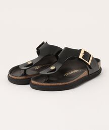 BIRKENSTOCK | ビルケンシュトック 1031817 Gizeh Droplet Buckle HEX HiShine Black【Rrgular幅】/ ギゼ ドロップレットバックル ブラック(スリッポン)
