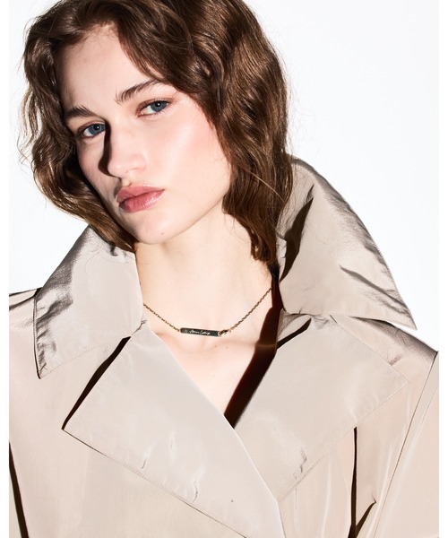 ARMANI EXCHANGE(アルマーニエクスチェンジ)の「【A|X アルマーニ エクスチェンジ】ステンレススチール IDネックレス(Gold)_AXG0176710(ネックレス・レディース・その他1・FREE)」の1枚目の写真