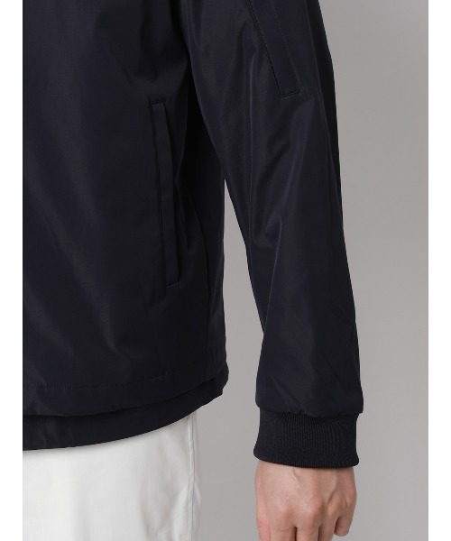 SUIT SQUARE（スーツスクエア）の「FLAT アウター MA-1 ウォッシャブル ストレッチ 速乾 シルキーツイル 無地（MA-1・メンズ・ネイビー・L/M）」の8枚目の写真