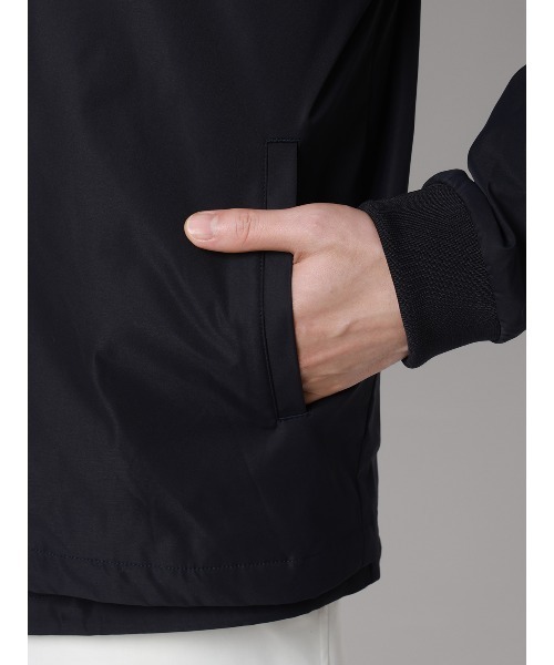 SUIT SQUARE（スーツスクエア）の「FLAT アウター MA-1 ウォッシャブル ストレッチ 速乾 シルキーツイル 無地（MA-1・メンズ・ネイビー・L/M）」の9枚目の写真