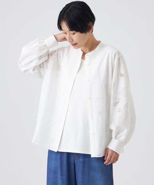 新品未使用⭐︎ブラウス ブラウス シャツ 「WEB限定」起毛合わせネックブラウス FURRY