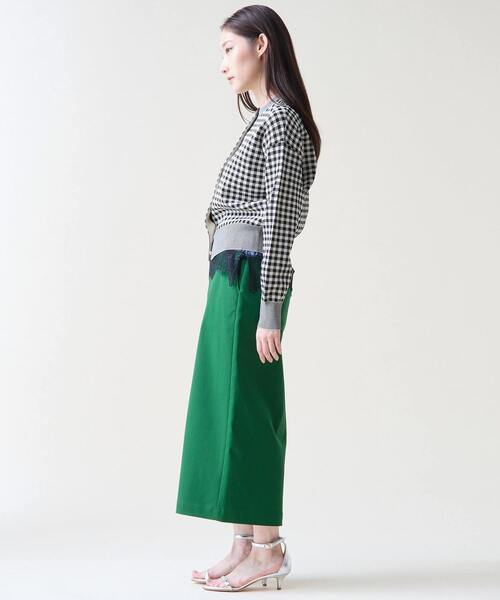 Tiara（ティアラ）の「ギンガムカーディガン（カーディガン/ボレロ・レディース・アイボリー/イエロー・FREE）」の6枚目の写真