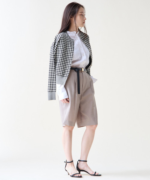 Tiara（ティアラ）の「ギンガムカーディガン（カーディガン/ボレロ・レディース・アイボリー/イエロー・FREE）」の13枚目の写真