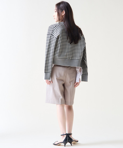 Tiara（ティアラ）の「ギンガムカーディガン（カーディガン/ボレロ・レディース・アイボリー/イエロー・FREE）」の14枚目の写真