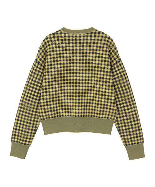 Tiara（ティアラ）の「ギンガムカーディガン（カーディガン/ボレロ・レディース・アイボリー/イエロー・FREE）」の15枚目の写真