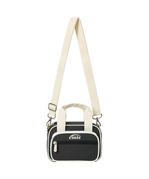 NYLON COLOR-BLOCK MINI CROSS BAG
