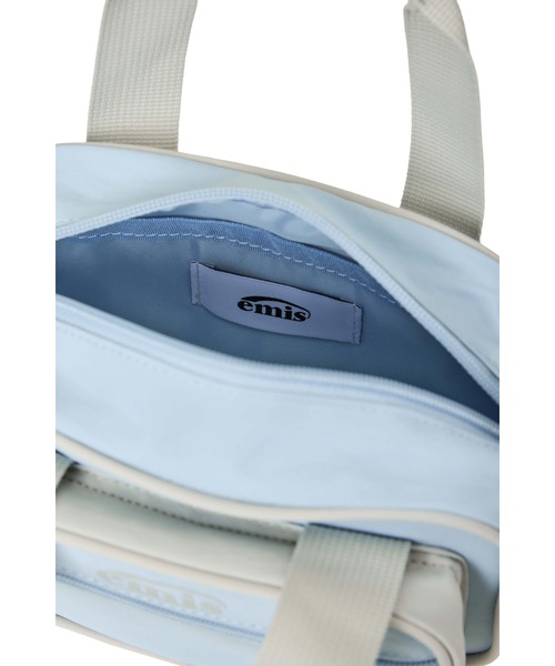 EMIS(イミス)の「NYLON COLOR-BLOCK MINI CROSS BAG(ショルダーバッグ・レディース・ピンク/ライトブルー/チャコール・FREE)」の11枚目の写真