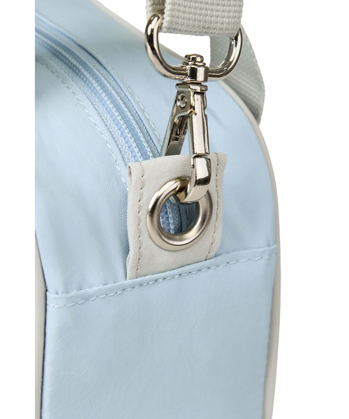 EMIS(イミス)の「NYLON COLOR-BLOCK MINI CROSS BAG(ショルダーバッグ・レディース・ピンク/ライトブルー/チャコール・FREE)」の12枚目の写真