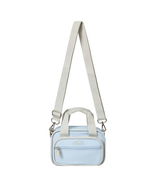 EMIS(イミス)の「NYLON COLOR-BLOCK MINI CROSS BAG(ショルダーバッグ・レディース・ピンク/ライトブルー/チャコール・FREE)」の15枚目の写真
