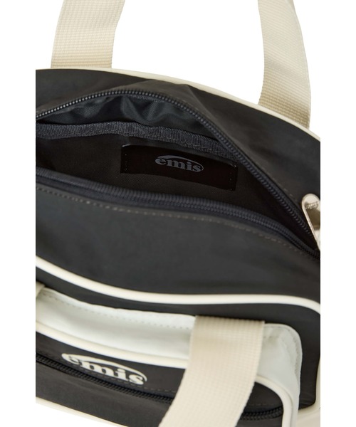 EMIS(イミス)の「NYLON COLOR-BLOCK MINI CROSS BAG(ショルダーバッグ・レディース・ピンク/ライトブルー/チャコール・FREE)」の7枚目の写真