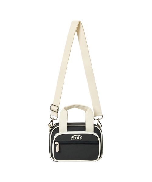 EMIS(イミス)の「NYLON COLOR-BLOCK MINI CROSS BAG(ショルダーバッグ・レディース・ピンク/ライトブルー/チャコール・FREE)」の4枚目の写真