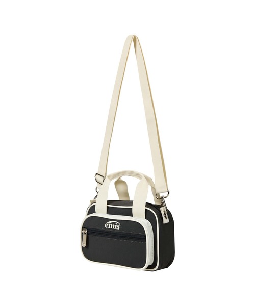 EMIS(イミス)の「NYLON COLOR-BLOCK MINI CROSS BAG(ショルダーバッグ・レディース・ピンク/ライトブルー/チャコール・FREE)」の6枚目の写真
