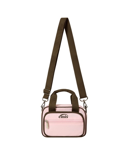 EMIS(イミス)の「NYLON COLOR-BLOCK MINI CROSS BAG(ショルダーバッグ・レディース・ピンク/ライトブルー/チャコール・FREE)」の16枚目の写真