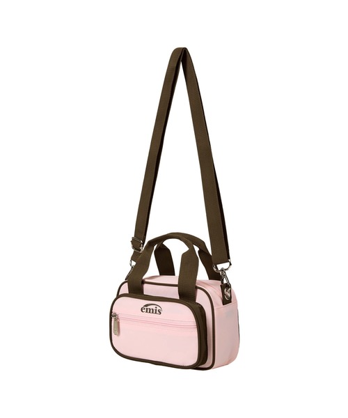 EMIS(イミス)の「NYLON COLOR-BLOCK MINI CROSS BAG(ショルダーバッグ・レディース・ピンク/ライトブルー/チャコール・FREE)」の18枚目の写真