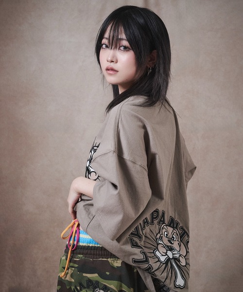 GALFY(ガルフィー)の「GALFY-おしゃぶりワンワンTee(Tシャツ/カットソー・メンズ・ベージュ/ブラック/ホワイト・XL/L)」の21枚目の写真