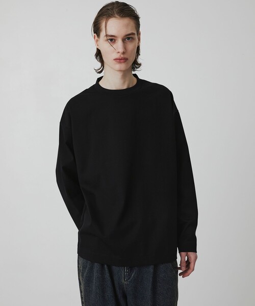 UNITED TOKYO（ユナイテッドトウキョウ）の「SEA ISLAND COTTON ロングスリーブTシャツ（Tシャツ/カットソー・メンズ・ブラック/ホワイト/ダークグレー・1/3/2）」の3枚目の写真