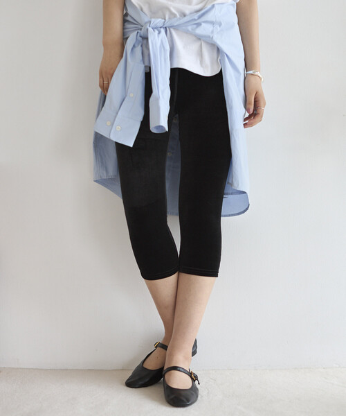 SIMONE WILD/シモーネワイルド VELVET LONG SHORTS / ベルベット