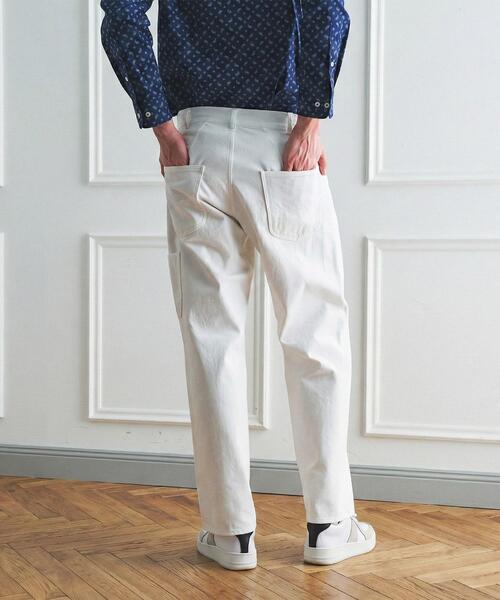 TAKEO KIKUCHI（タケオキクチ）の「【BOWLER HAT LABEL】エクスプローラー 11ozカラーデニム（デニムパンツ・メンズ・ホワイト/ブラック・02/04/03）」の8枚目の写真