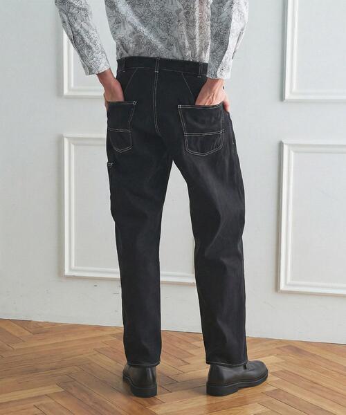 TAKEO KIKUCHI（タケオキクチ）の「【BOWLER HAT LABEL】エクスプローラー 11ozカラーデニム（デニムパンツ・メンズ・ホワイト/ブラック・02/04/03）」の22枚目の写真