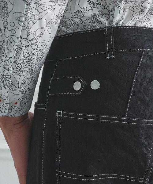 TAKEO KIKUCHI（タケオキクチ）の「【BOWLER HAT LABEL】エクスプローラー 11ozカラーデニム（デニムパンツ・メンズ・ホワイト/ブラック・02/04/03）」の19枚目の写真