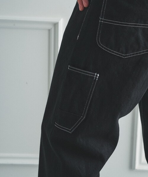 TAKEO KIKUCHI（タケオキクチ）の「【BOWLER HAT LABEL】エクスプローラー 11ozカラーデニム（デニムパンツ・メンズ・ホワイト/ブラック・02/04/03）」の17枚目の写真