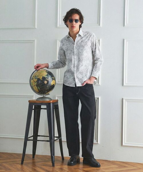 TAKEO KIKUCHI（タケオキクチ）の「【BOWLER HAT LABEL】エクスプローラー 11ozカラーデニム（デニムパンツ・メンズ・ホワイト/ブラック・02/04/03）」の12枚目の写真