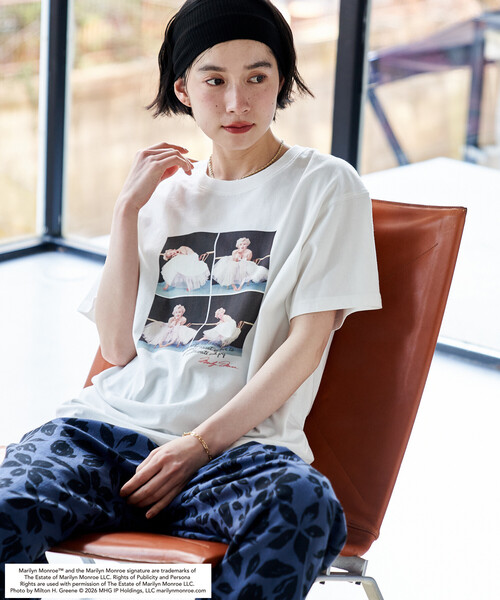 セール】マリリン・モンロー BURST SHOT プリントTシャツ（Tシャツ