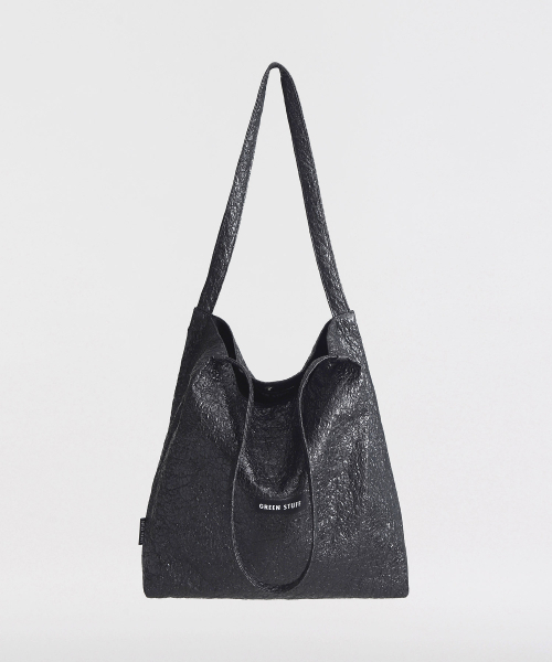 GREEN STUFF（グリーンスタッフ）の「boxy bag 53 - skin texture black（ショルダーバッグ・レディース・その他・FREE）」の2枚目の写真