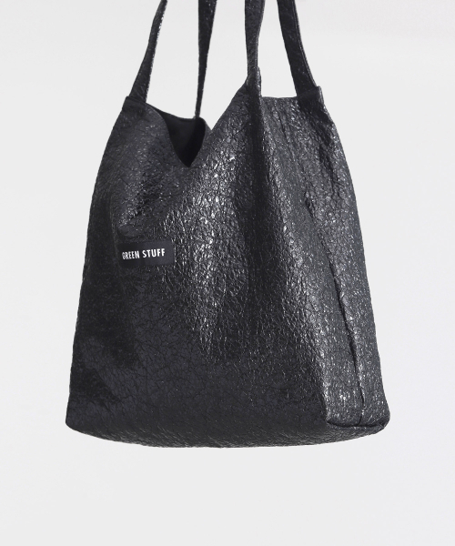 GREEN STUFF（グリーンスタッフ）の「boxy bag 53 - skin texture black（ショルダーバッグ・レディース・その他・FREE）」の3枚目の写真