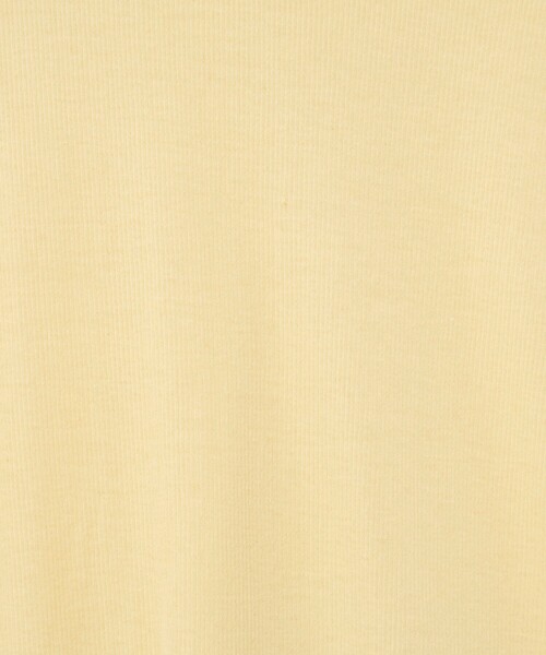 NOLLEY’S Sophi（ノーリーズソフィ）の「ウォッシャブルorganicコットンシアーテレコロンＴ（Tシャツ/カットソー・レディース・ダークブラウン/オフホワイト/イエロー・38）」の6枚目の写真