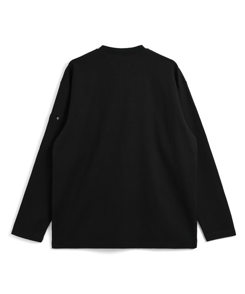 TAION(タイオン)の「【TAION(タイオン)】〈ユニセックス〉ノンダウン ワーク リベットポケット ロングスリーブ Tシャツ(Tシャツ/カットソー・メンズ・ブラック/ホワイト・S/M/L/XL/2XL/3XL)」の3枚目の写真