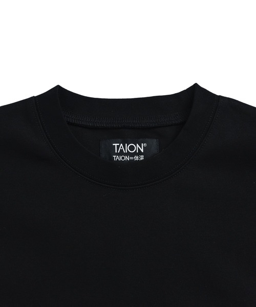 TAION(タイオン)の「【TAION(タイオン)】〈ユニセックス〉ノンダウン ワーク リベットポケット ロングスリーブ Tシャツ(Tシャツ/カットソー・メンズ・ブラック/ホワイト・S/M/L/XL/2XL/3XL)」の4枚目の写真