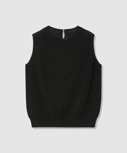 ANAYI（アナイ）の「レースラインコットンナイロンクループルオーバー（ニット/セーター・レディース・ブラック/ベージュ系その他/ホワイト・38）」の19枚目の写真