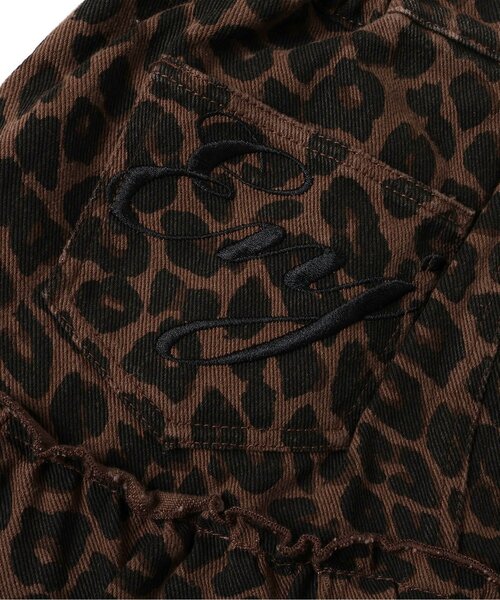 algy（アルジー）の「バックロゴフリルスカパン（スカート・キッズ・インディゴブルー/ブラウン/カーキ・150/140/130/120/160）」の15枚目の写真