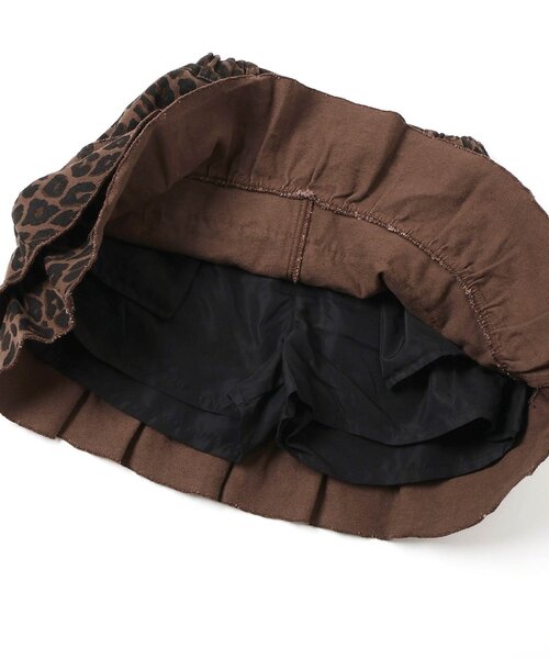 algy（アルジー）の「バックロゴフリルスカパン（スカート・キッズ・インディゴブルー/ブラウン/カーキ・150/140/130/120/160）」の19枚目の写真