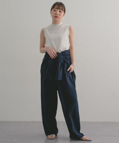 Maison INNESS（メゾンアイネス）の「ニュアンスエアリードビーオーバーサイズシャツ（シャツ/ブラウス・レディース・ネイビー・5L～6L/3L～4L/L～LL/S～Ｍ）」の21枚目の写真