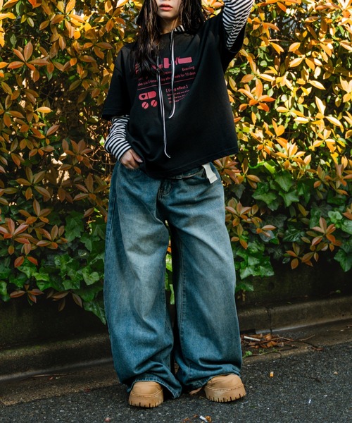 FLUKE HOLIC（フロックホリック）の「Prescription logo TEE（Tシャツ/カットソー・レディース・ブラック/レッド/ネイビー・LARGE/SMALL/MEDIUM）」の14枚目の写真