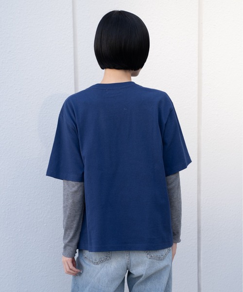 FLUKE HOLIC（フロックホリック）の「Prescription logo TEE（Tシャツ/カットソー・レディース・ブラック/レッド/ネイビー・LARGE/SMALL/MEDIUM）」の5枚目の写真
