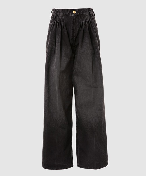MASU(エムエーエスユー)の「ACCORDION TUCK WORK PANTS(その他パンツ・メンズ・チャコール/オリーブ・44)」の2枚目の写真