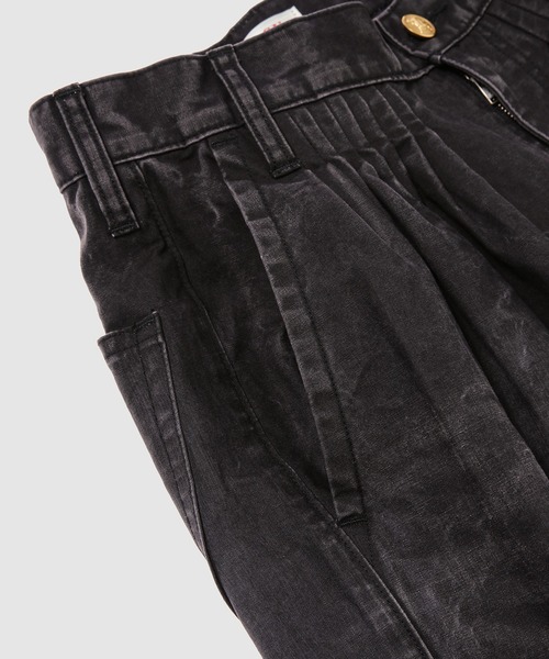 MASU(エムエーエスユー)の「ACCORDION TUCK WORK PANTS(その他パンツ・メンズ・チャコール/オリーブ・44)」の7枚目の写真