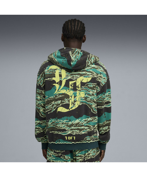 PUMA(プーマ)の「PUMA プーマ メンズ バスケットボール LA FRANCE サプライ フルジップ フーデ(パーカー・メンズ・グリーン系その他・X-LARGE/X-SMALL/MEDIUM/SMALL/LARGE)」の4枚目の写真