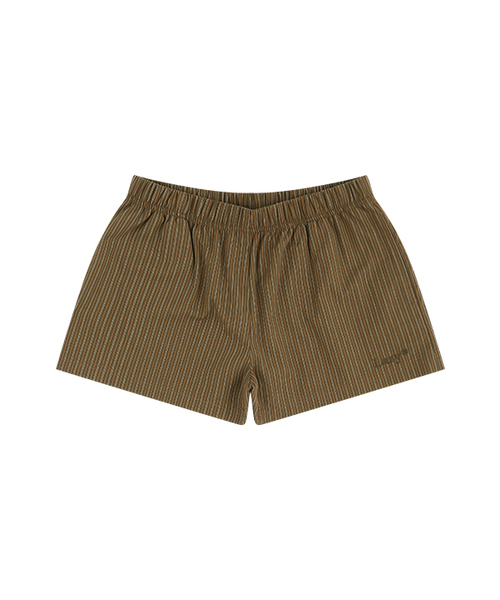 LAZYZ(レイジジ)の「ソルトアンドサンストライプショーツ(2色展開)(その他パンツ・レディース・Beige/ブラウン・FREE)」の2枚目の写真