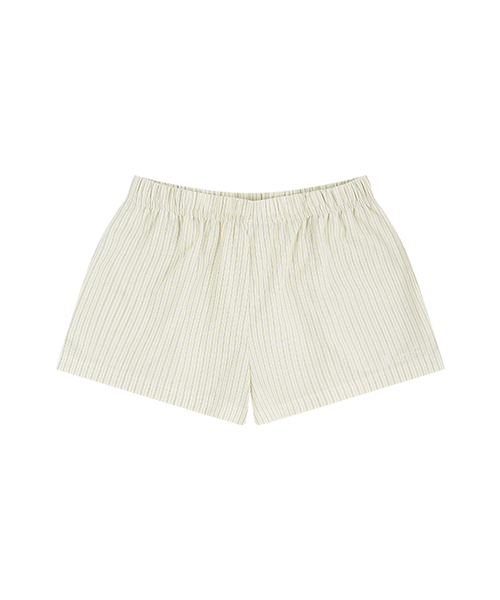 LAZYZ(レイジジ)の「ソルトアンドサンストライプショーツ(2色展開)(その他パンツ・レディース・Beige/ブラウン・FREE)」の1枚目の写真