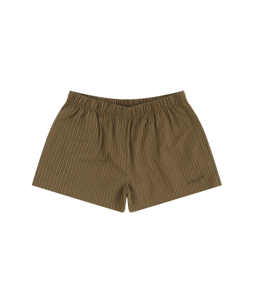 LAZYZ(レイジジ)の「ソルトアンドサンストライプショーツ(2色展開)(その他パンツ・レディース・Beige/ブラウン・FREE)」の7枚目の写真