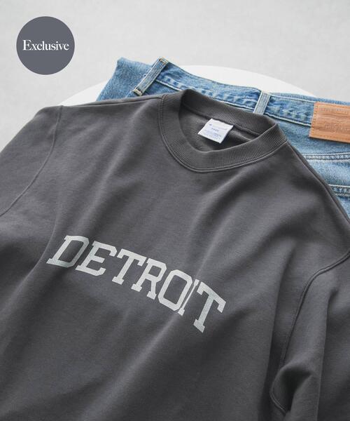 Champion(チャンピオン)の「『別注』CHAMPION×DOORS SWEAT SHORT-SLEEVE SHIRTS(スウェット・レディース・グレー/ネイビー/オートミール/スミクロ・ONE)」の2枚目の写真