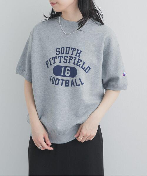 Champion(チャンピオン)の「『別注』CHAMPION×DOORS SWEAT SHORT-SLEEVE SHIRTS(スウェット・レディース・グレー/ネイビー/オートミール/スミクロ・ONE)」の19枚目の写真