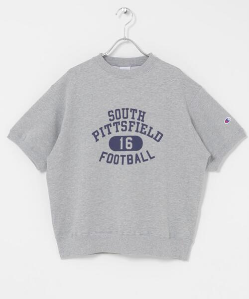 Champion(チャンピオン)の「『別注』CHAMPION×DOORS SWEAT SHORT-SLEEVE SHIRTS(スウェット・レディース・グレー/ネイビー/オートミール/スミクロ・ONE)」の17枚目の写真