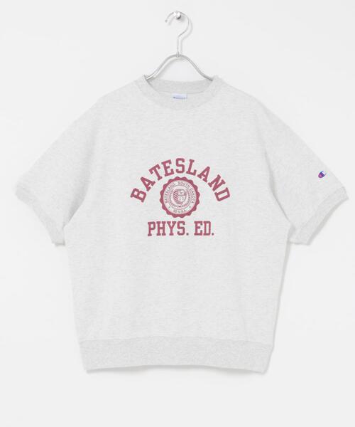 Champion(チャンピオン)の「『別注』CHAMPION×DOORS SWEAT SHORT-SLEEVE SHIRTS(スウェット・レディース・グレー/ネイビー/オートミール/スミクロ・ONE)」の13枚目の写真