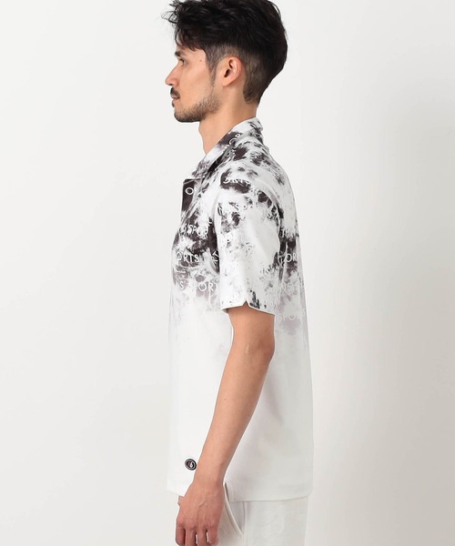 NICOLE CLUB FOR MEN（ニコルクラブフォーメン）の「ムラ柄アラカルトスキッパーポロシャツ（ポロシャツ・メンズ・グレー系/オフホワイト/ブルー系/ネイビー・XX-LARGE/X-LARGE/LARGE/MEDIUM）」の10枚目の写真